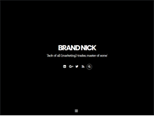 Tablet Screenshot of brandnick.com